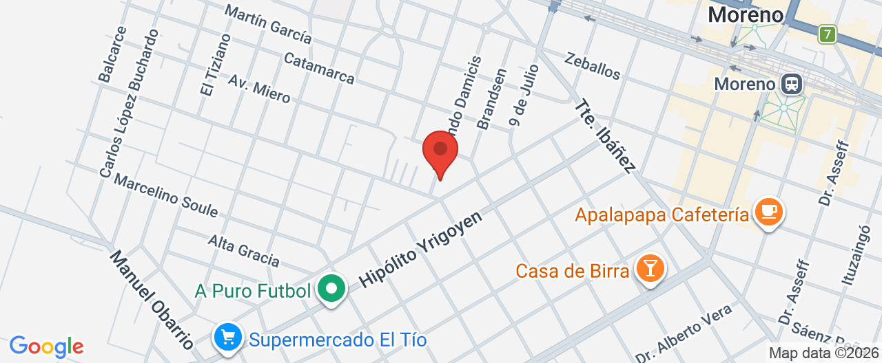 Mapa de la ubicación