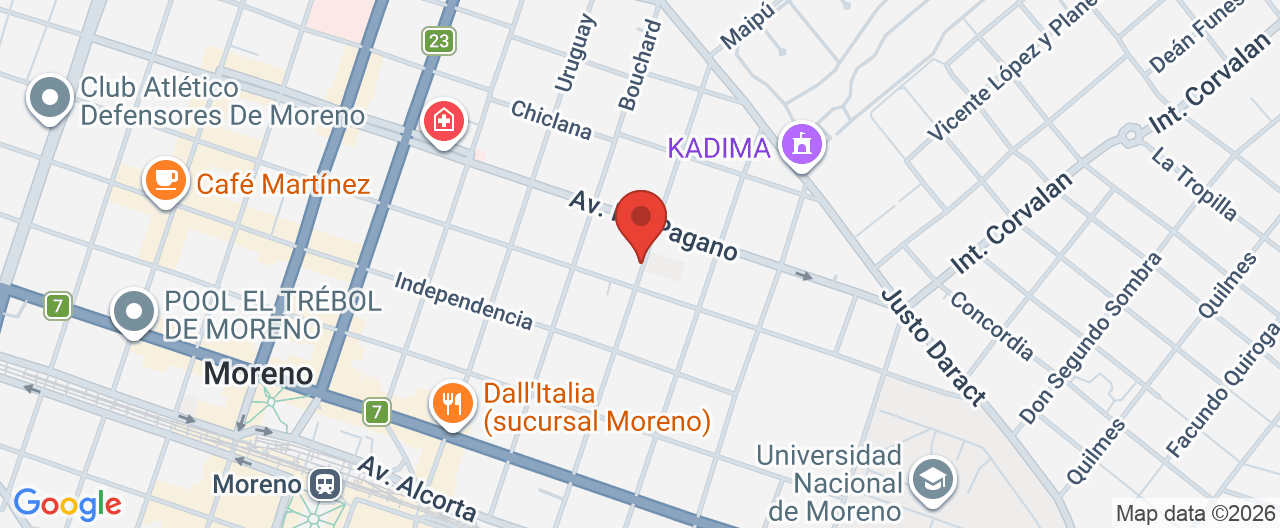 Mapa de la ubicación