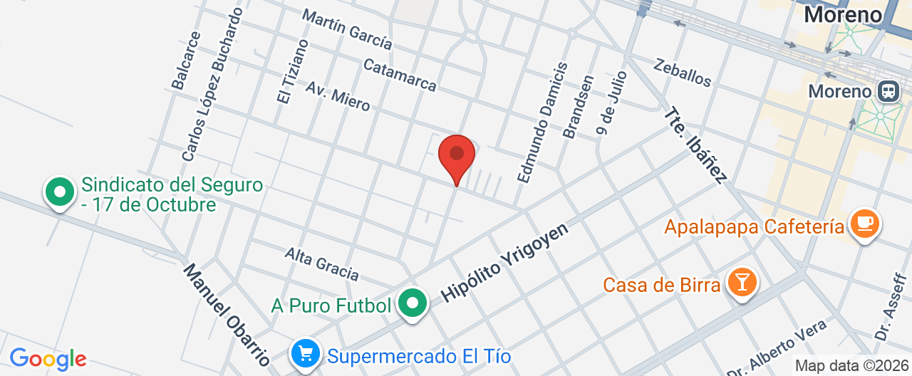 Mapa de la ubicación