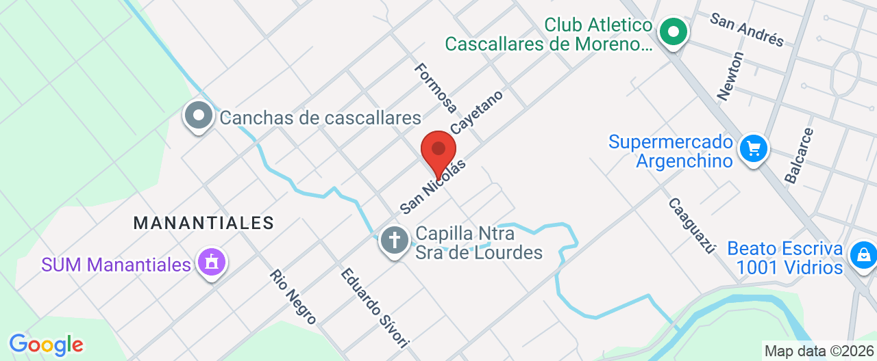 Mapa de la ubicación
