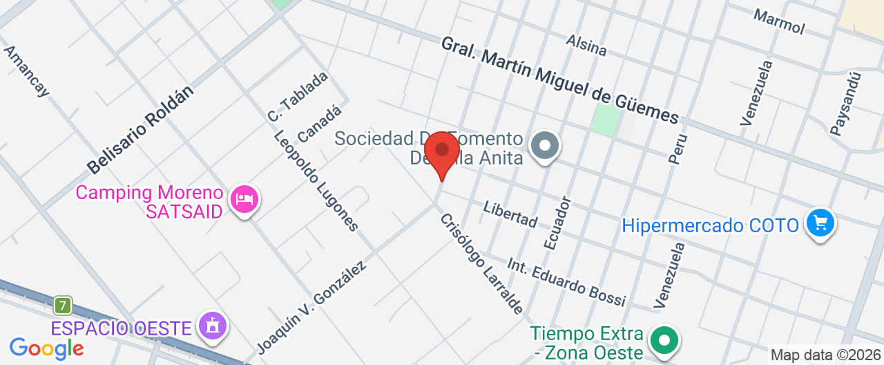 Mapa de la ubicación