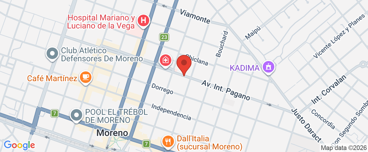 Mapa de la ubicación