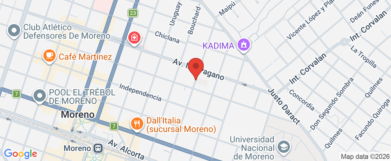 Mapa de la ubicación