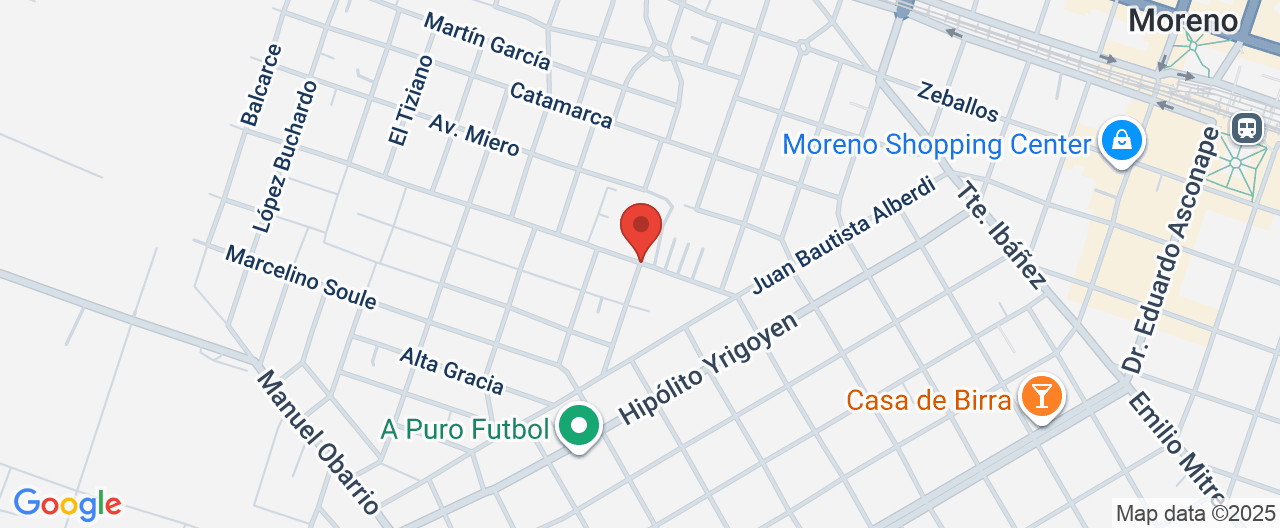 Mapa de la ubicación