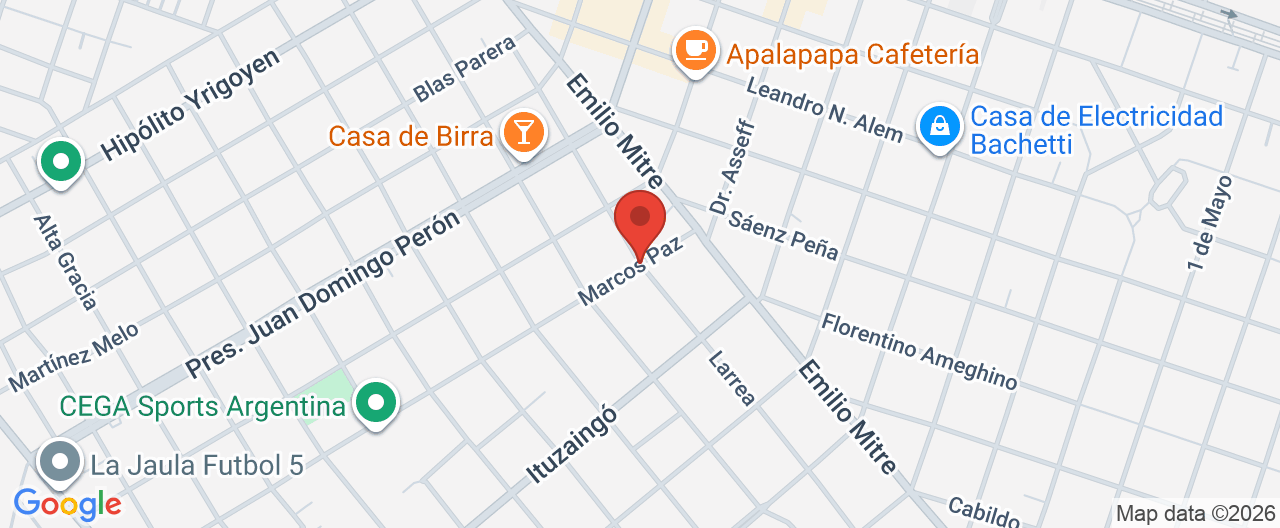 Mapa de la ubicación