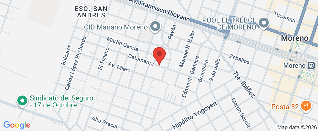 Mapa de la ubicación