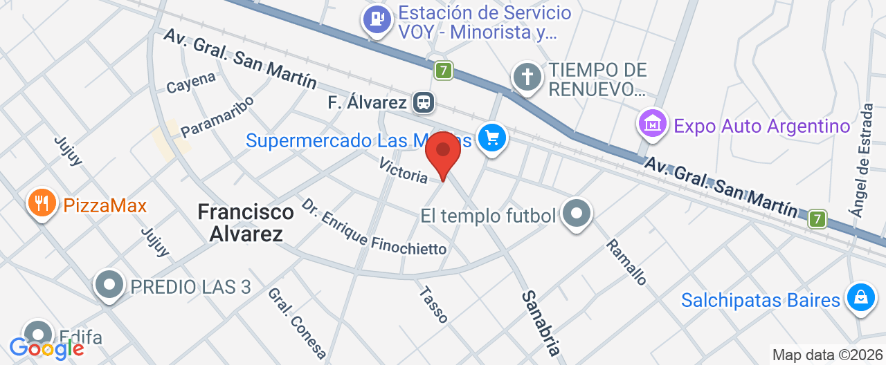 Mapa de la ubicación