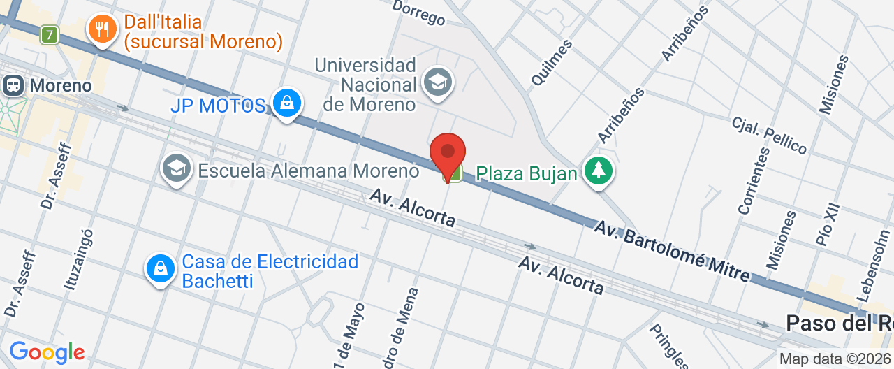 Mapa de la ubicación