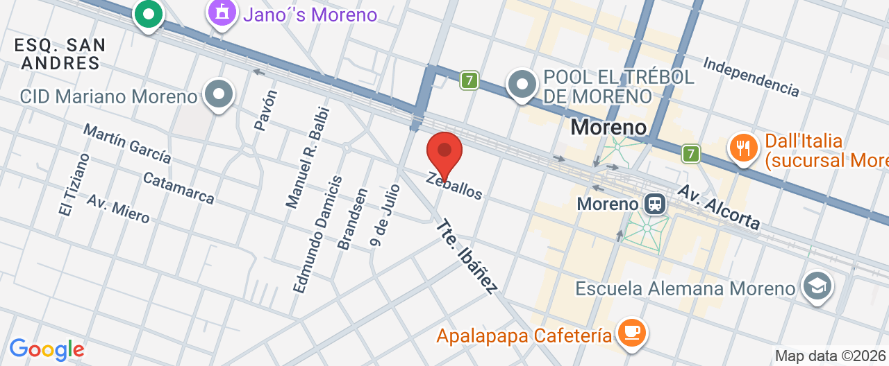 Mapa de la ubicación