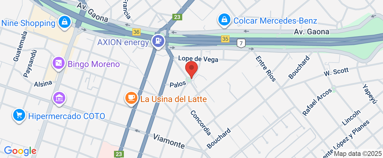 Mapa de la ubicación