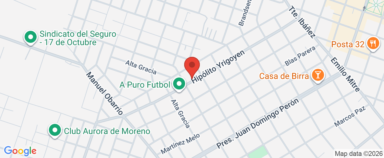 Mapa de la ubicación