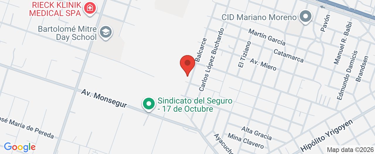 Mapa de la ubicación