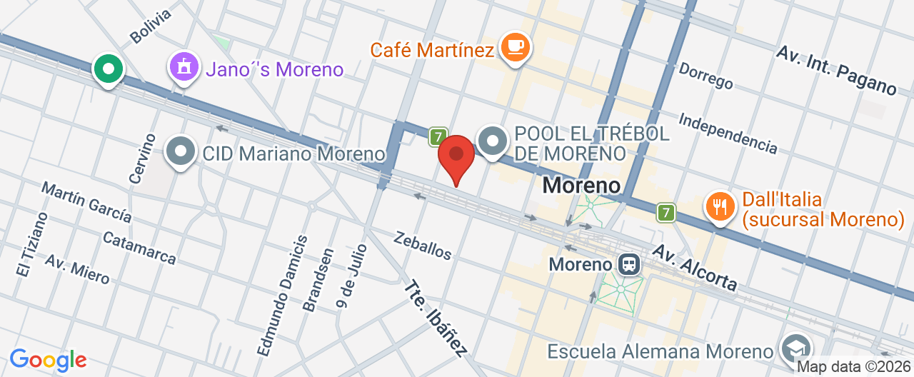 Mapa de la ubicación