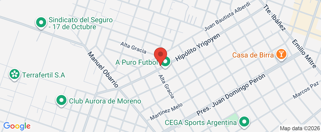 Mapa de la ubicación