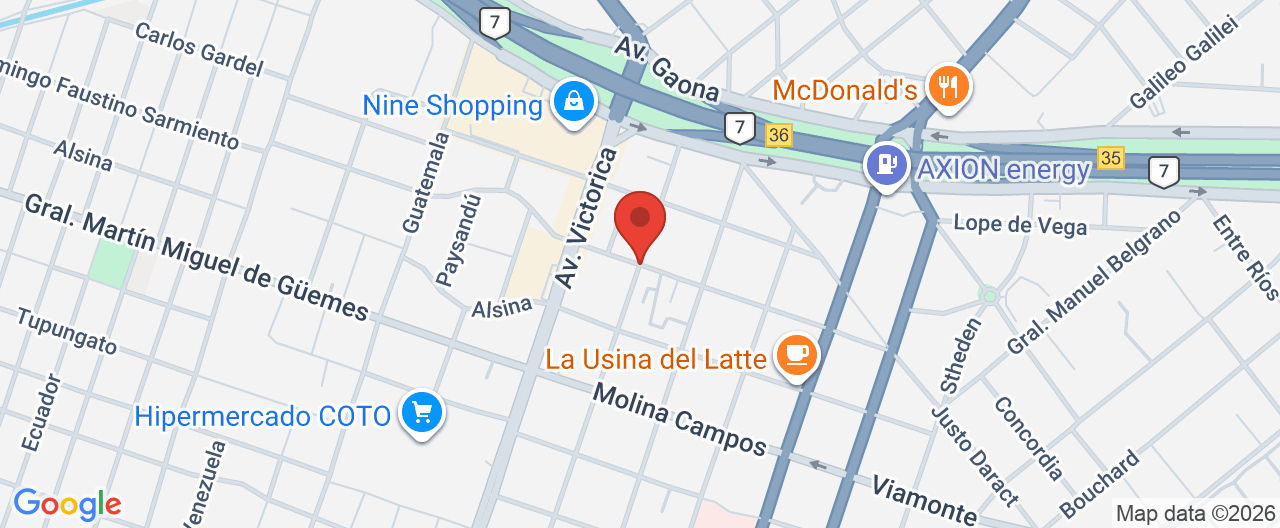 Mapa de la ubicación