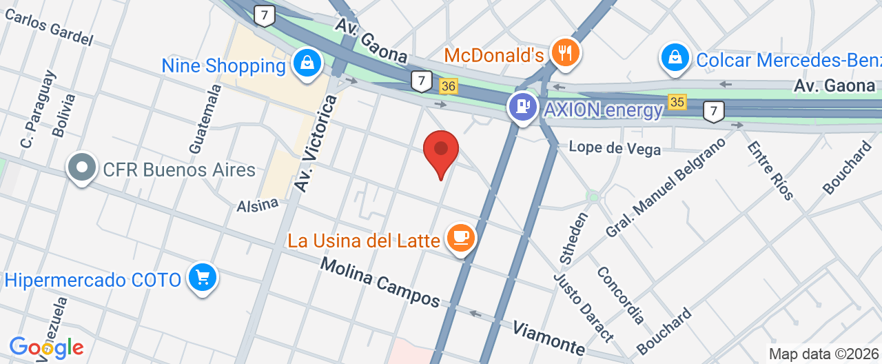 Mapa de la ubicación