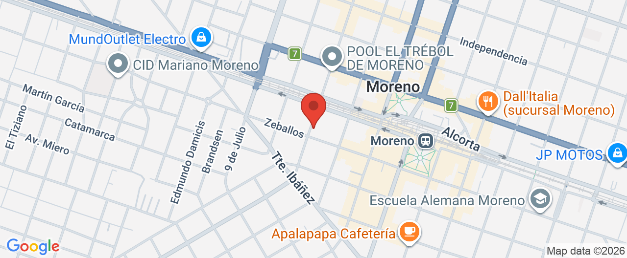 Mapa de la ubicación