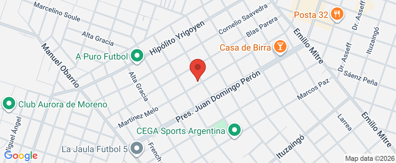 Mapa de la ubicación