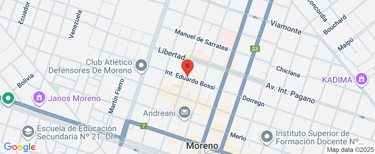 Mapa de la ubicación