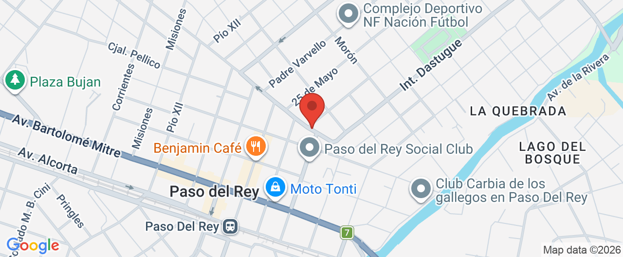 Mapa de la ubicación