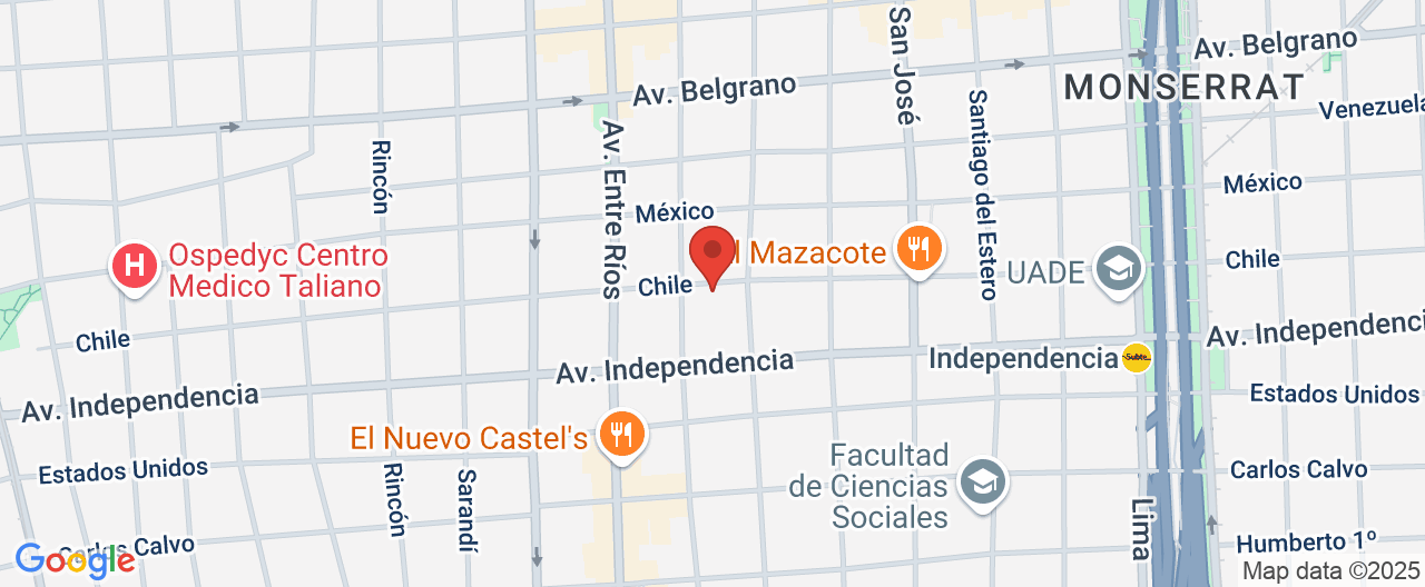 Mapa de la ubicación