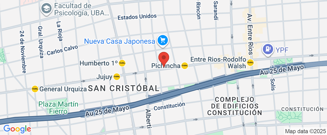 Mapa de la ubicación