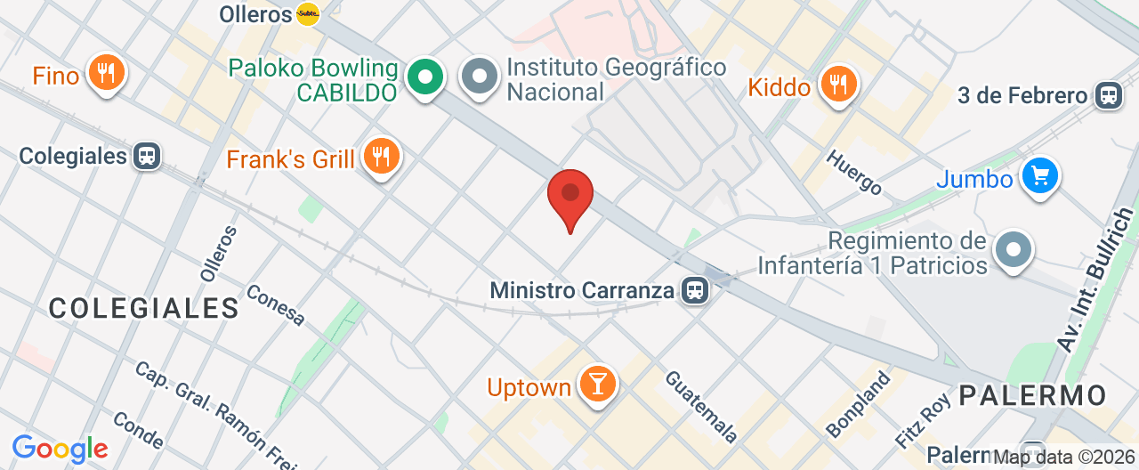 Mapa de la ubicación