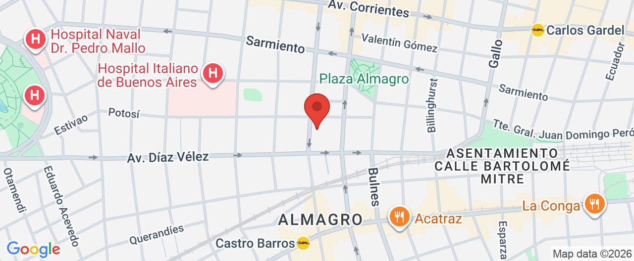 Mapa de la ubicación