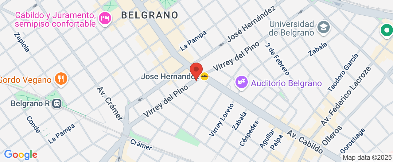 Mapa de la ubicación