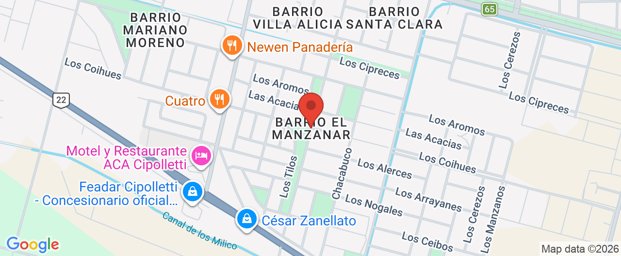Mapa de la ubicación