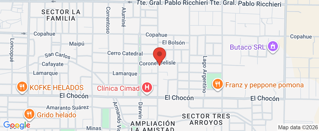 Mapa de la ubicación