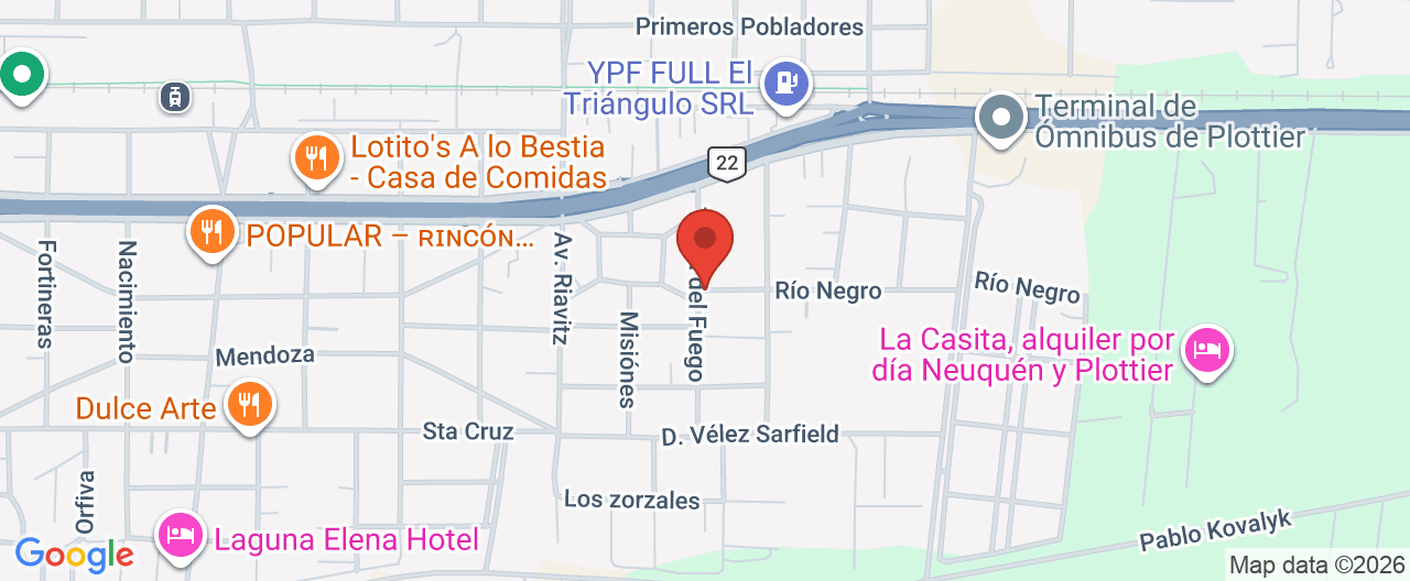 Mapa de la ubicación