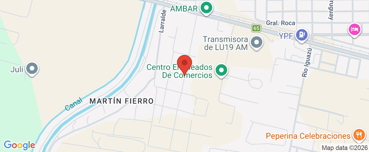 Mapa de la ubicación