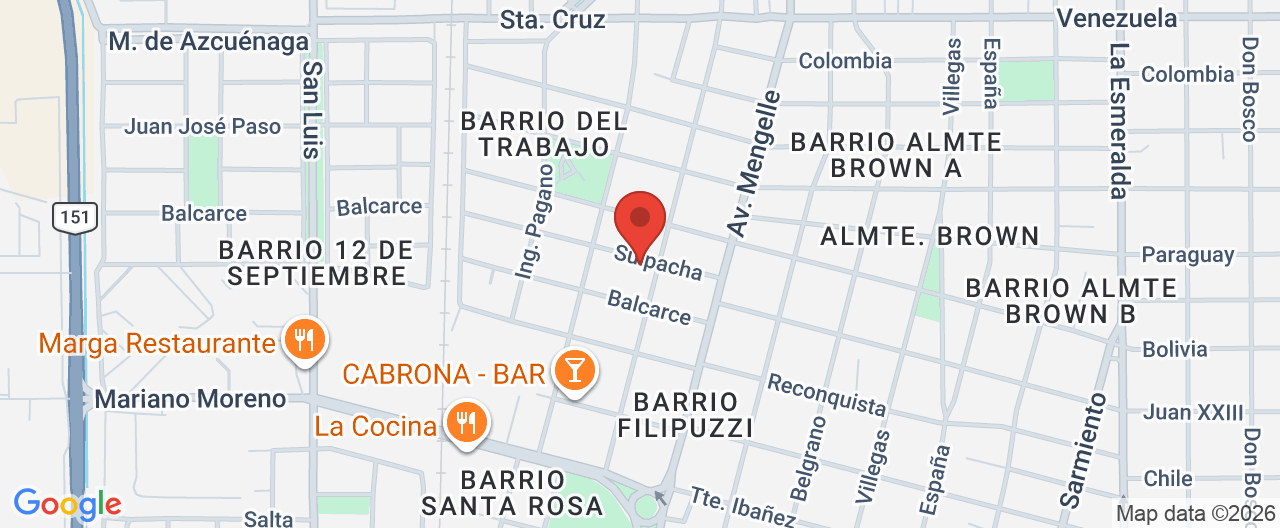 Mapa de la ubicación