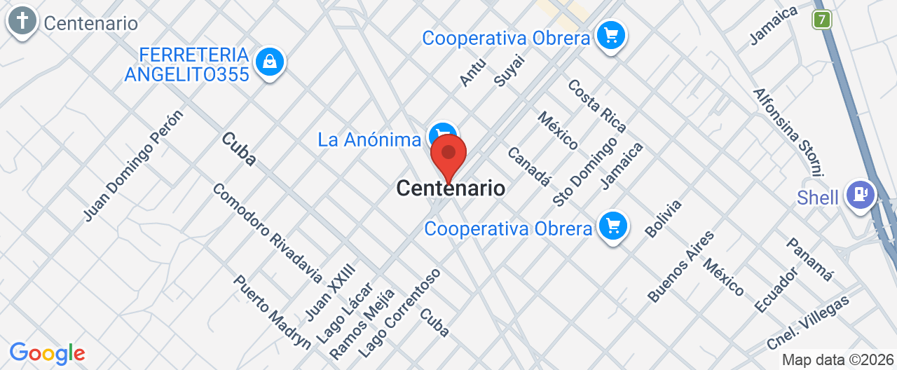 Mapa de la ubicación