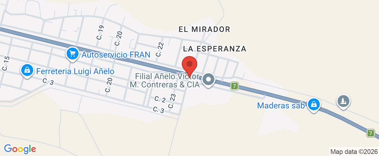 Mapa de la ubicación