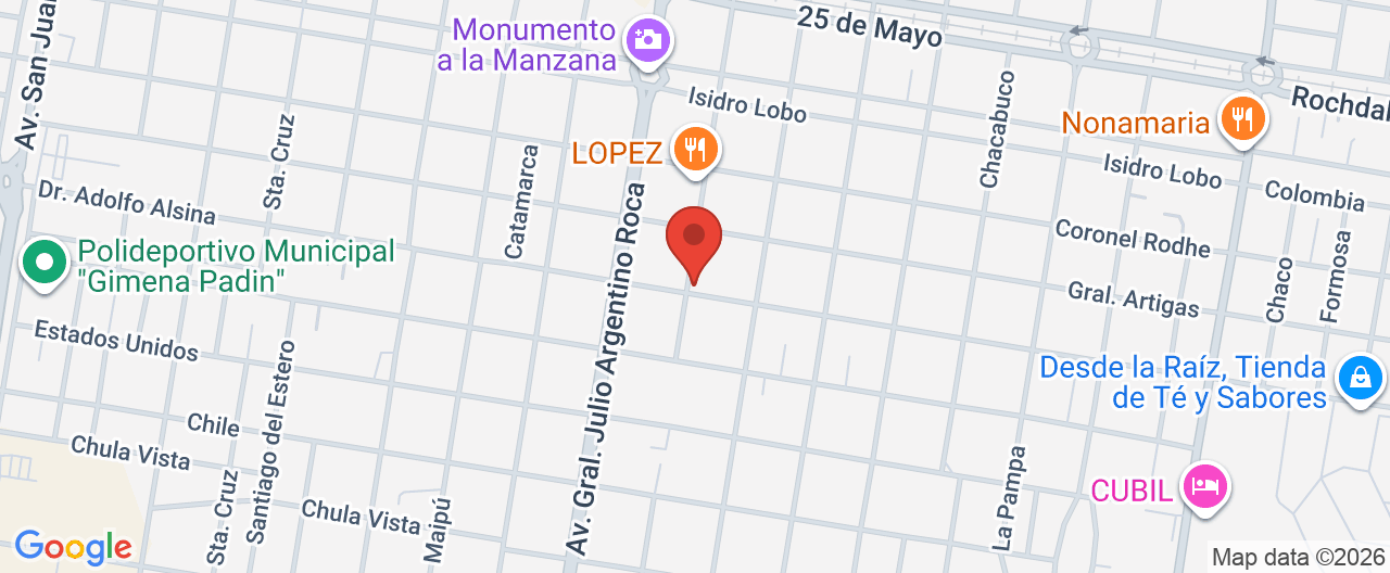 Mapa de la ubicación