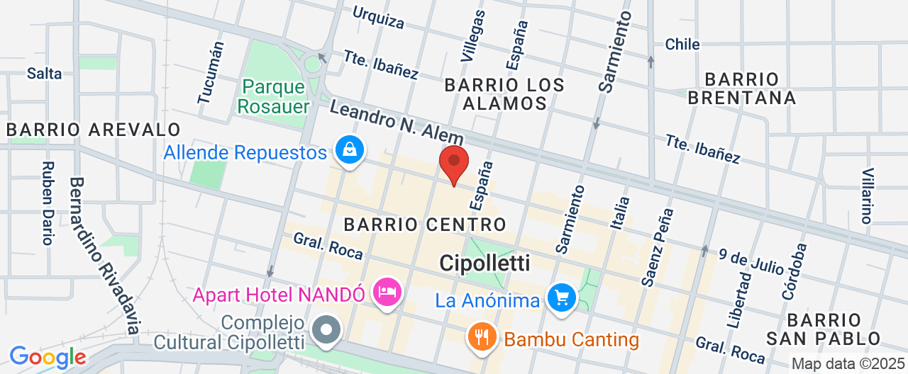 Mapa de la ubicación