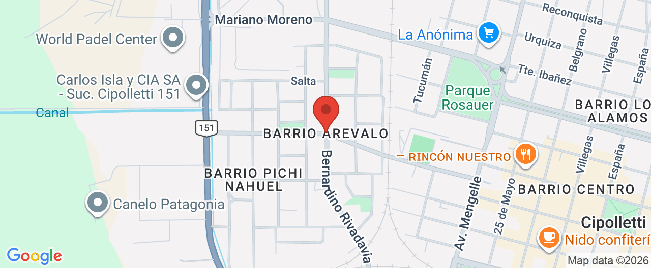 Mapa de la ubicación