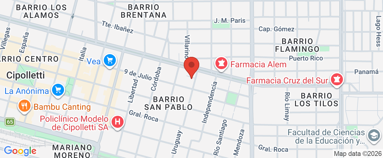 Mapa de la ubicación