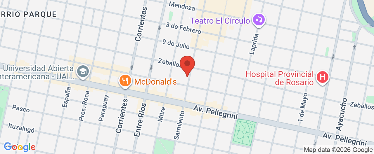 Mapa de la ubicación
