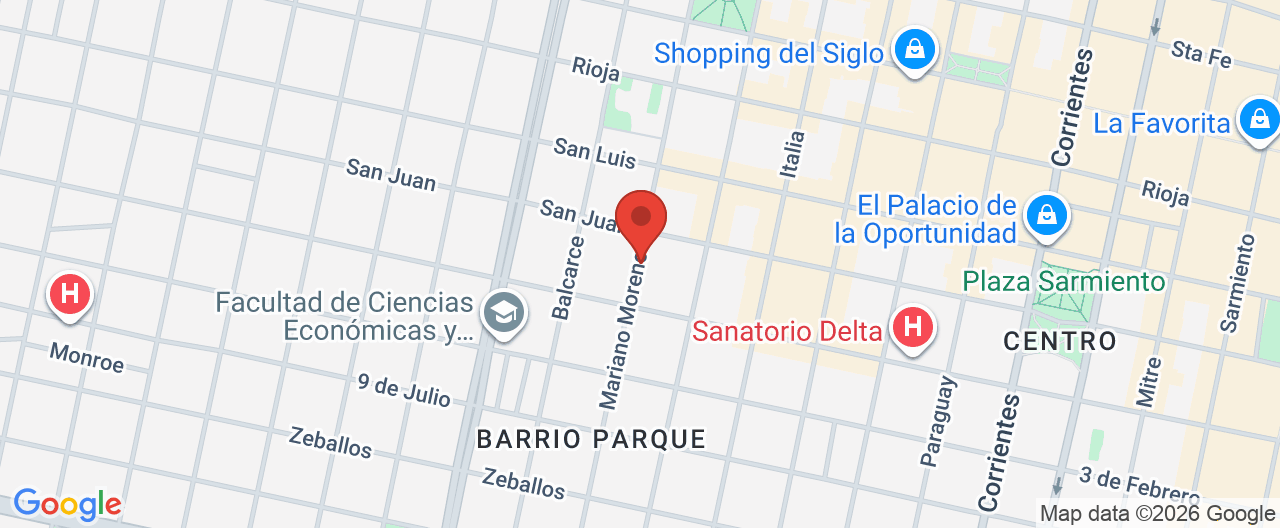 Mapa de la ubicación