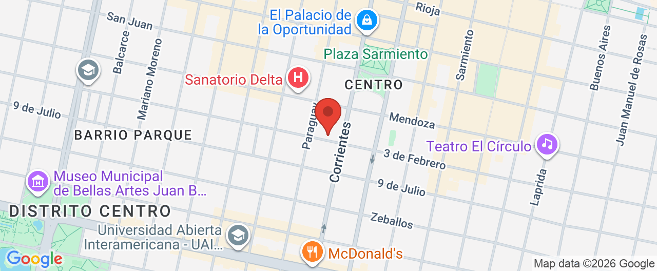 Mapa de la ubicación