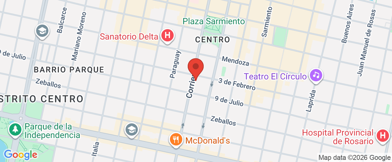 Mapa de la ubicación