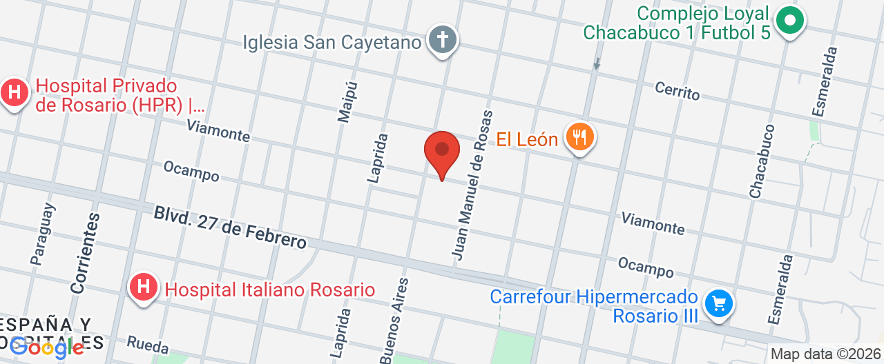 Mapa de la ubicación
