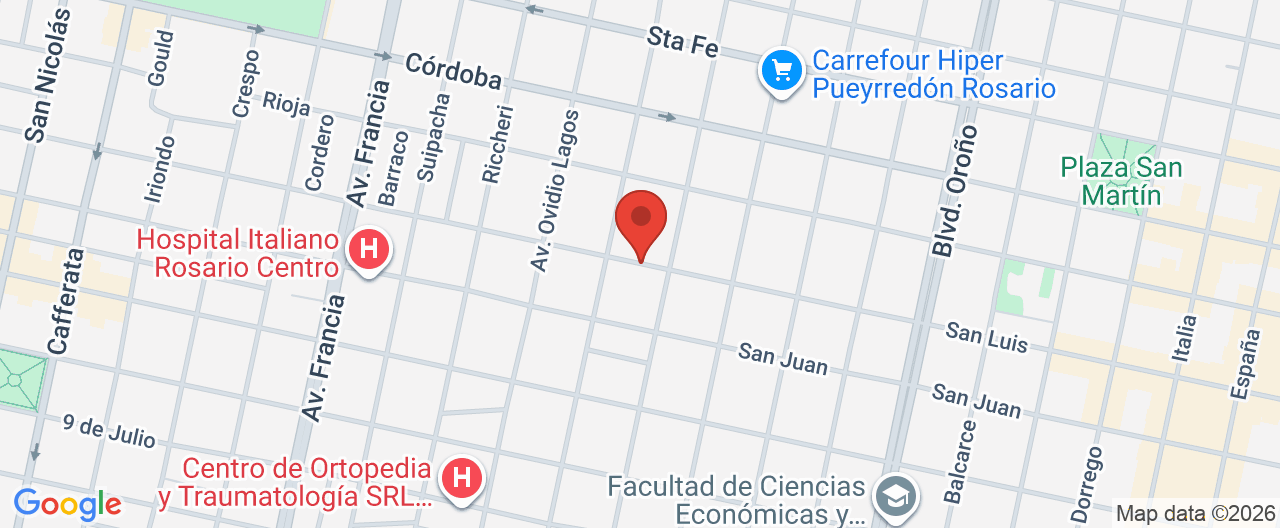 Mapa de la ubicación