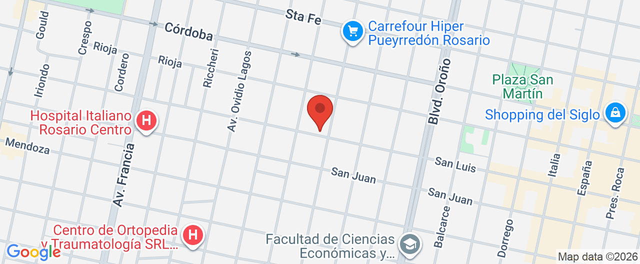 Mapa de la ubicación