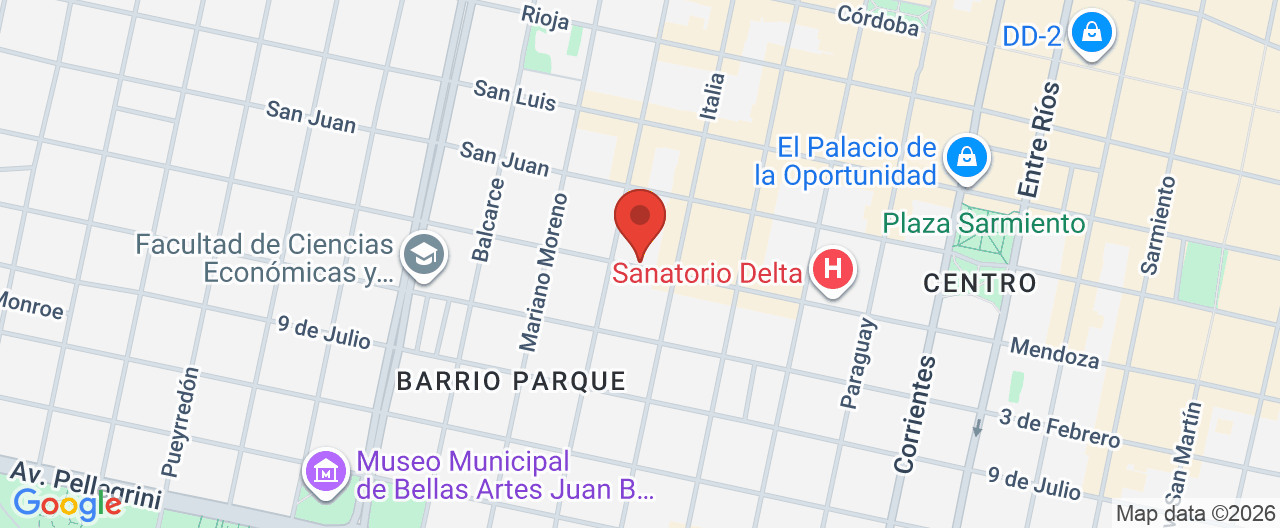 Mapa de la ubicación