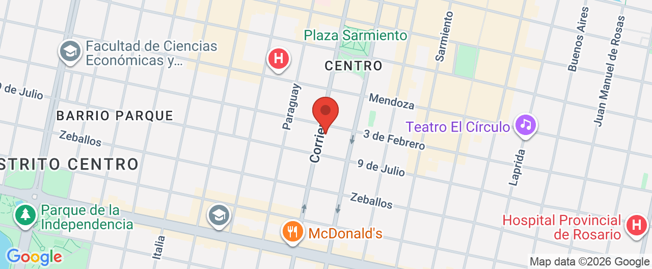 Mapa de la ubicación