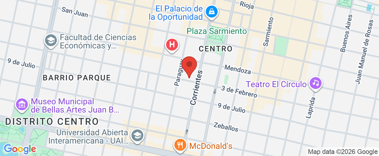 Mapa de la ubicación
